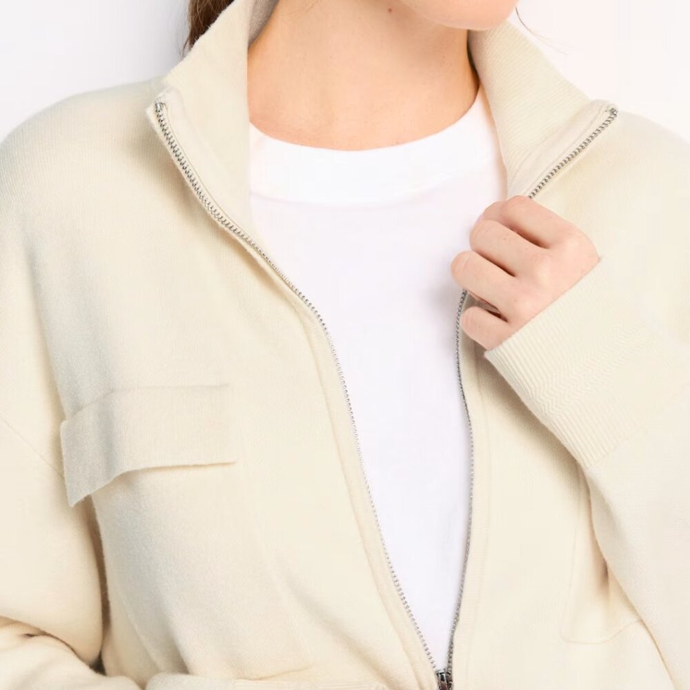 Pinque Brigitte Collared Sweater Jacket - image 3